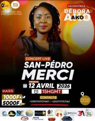 DEBORA AKO EN CONCERT LIVE / SAN-PEDRO MERCI